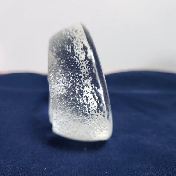 Mats Jonasson Lead Crystal Owl Paperweight Signature Collection Made in Sweden - Picture 5 of 12